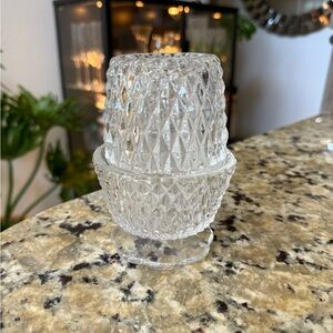 Clear diamond point fairy lamp